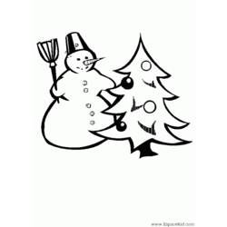 Coloring page: Snowman (Characters) #89252 - Free Printable Coloring Pages