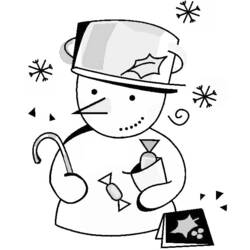 Coloring page: Snowman (Characters) #89261 - Free Printable Coloring Pages