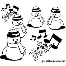 Coloring page: Snowman (Characters) #89269 - Free Printable Coloring Pages