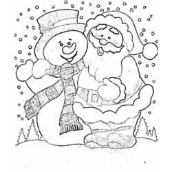 Coloring page: Snowman (Characters) #89279 - Free Printable Coloring Pages