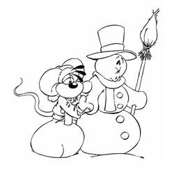 Coloring page: Snowman (Characters) #89323 - Free Printable Coloring Pages