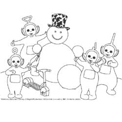 Coloring page: Snowman (Characters) #89325 - Free Printable Coloring Pages