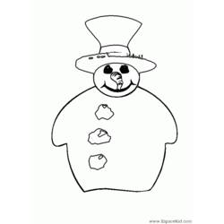 Coloring page: Snowman (Characters) #89341 - Free Printable Coloring Pages