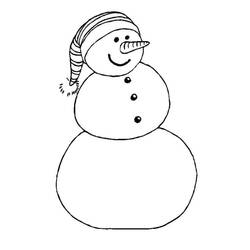 Coloring page: Snowman (Characters) #89360 - Free Printable Coloring Pages