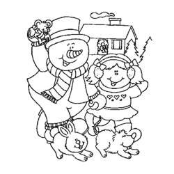 Coloring page: Snowman (Characters) #89368 - Free Printable Coloring Pages