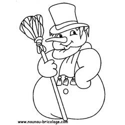 Coloring page: Snowman (Characters) #89372 - Free Printable Coloring Pages