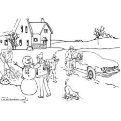 Coloring page: Snowman (Characters) #89376 - Free Printable Coloring Pages