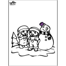 Coloring page: Snowman (Characters) #89383 - Free Printable Coloring Pages