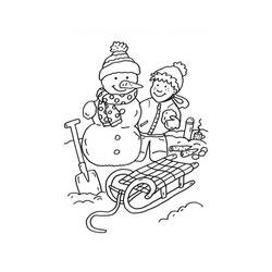 Coloring page: Snowman (Characters) #89409 - Free Printable Coloring Pages