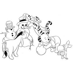Coloring page: Snowman (Characters) #89413 - Free Printable Coloring Pages