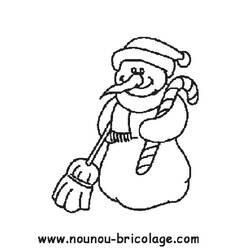 Coloring page: Snowman (Characters) #89422 - Free Printable Coloring Pages