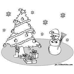 Coloring page: Snowman (Characters) #89430 - Free Printable Coloring Pages