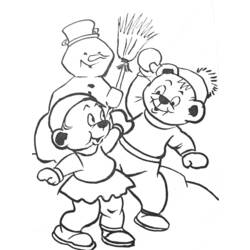 Coloring page: Snowman (Characters) #89450 - Free Printable Coloring Pages