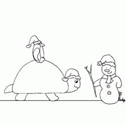 Coloring page: Snowman (Characters) #89456 - Free Printable Coloring Pages