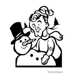 Coloring page: Snowman (Characters) #89468 - Free Printable Coloring Pages