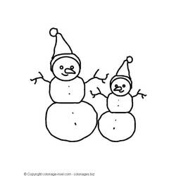 Coloring page: Snowman (Characters) #89488 - Free Printable Coloring Pages