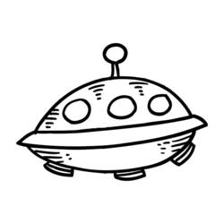 Coloring page: UFO (Characters) #103148 - Printable coloring pages