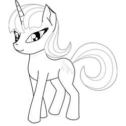 Unicorn (Characters) coloring page #171277 to print and color