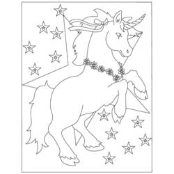 Unicorn (Characters) coloring page #171318 to print and color