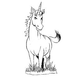 Unicorn (Characters) coloring page #171378 to print and color