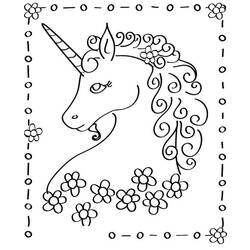 Coloring page: Unicorn (Characters) #19431 - Printable coloring pages