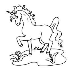 Coloring page: Unicorn (Characters) #19439 - Free Printable Coloring Pages