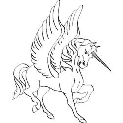 Coloring page: Unicorn (Characters) #19441 - Free Printable Coloring Pages