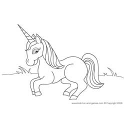 Coloring page: Unicorn (Characters) #19444 - Printable coloring pages