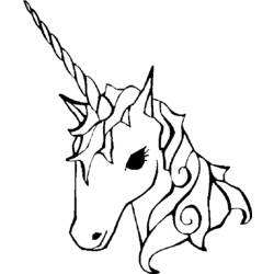 Coloring page: Unicorn (Characters) #19448 - Printable coloring pages
