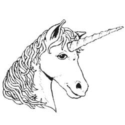 Coloring page: Unicorn (Characters) #19452 - Printable coloring pages