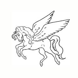 Coloring page: Unicorn (Characters) #19456 - Free Printable Coloring Pages