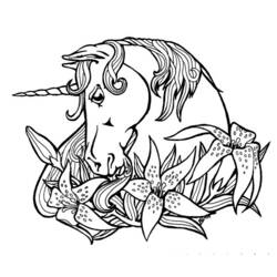 Coloring page: Unicorn (Characters) #19458 - Free Printable Coloring Pages