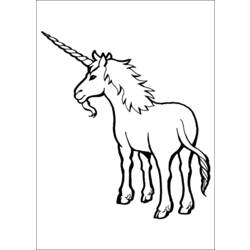 Coloring page: Unicorn (Characters) #19461 - Free Printable Coloring Pages