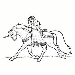 Coloring page: Unicorn (Characters) #19466 - Free Printable Coloring Pages