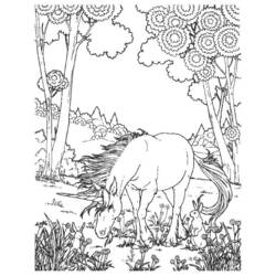 Coloring page: Unicorn (Characters) #19468 - Free Printable Coloring Pages