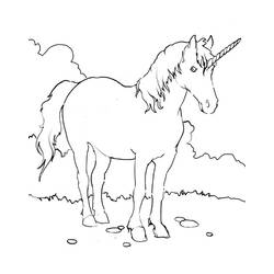 Coloring page: Unicorn (Characters) #19470 - Free Printable Coloring Pages