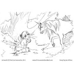 Coloring page: Unicorn (Characters) #19474 - Free Printable Coloring Pages