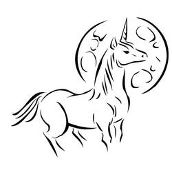 Coloring page: Unicorn (Characters) #19489 - Free Printable Coloring Pages