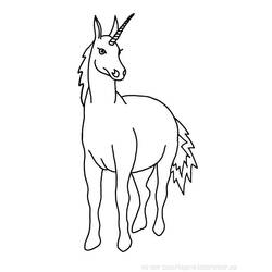 Coloring page: Unicorn (Characters) #19492 - Free Printable Coloring Pages