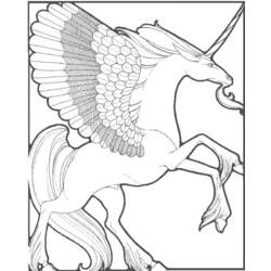 Coloring page: Unicorn (Characters) #19499 - Free Printable Coloring Pages