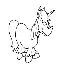 Coloring page: Unicorn (Characters) #19508 - Free Printable Coloring Pages