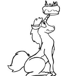 Coloring page: Unicorn (Characters) #19511 - Free Printable Coloring Pages