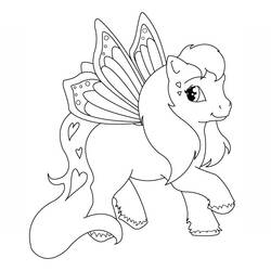 Coloring page: Unicorn (Characters) #19518 - Printable coloring pages