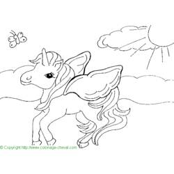 Coloring page: Unicorn (Characters) #19519 - Free Printable Coloring Pages