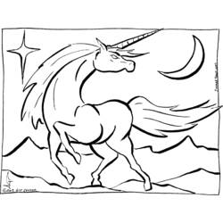 Coloring page: Unicorn (Characters) #19543 - Free Printable Coloring Pages