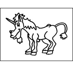 Coloring page: Unicorn (Characters) #19548 - Free Printable Coloring Pages