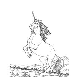 Coloring page: Unicorn (Characters) #19552 - Free Printable Coloring Pages