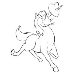 Coloring page: Unicorn (Characters) #19554 - Free Printable Coloring Pages