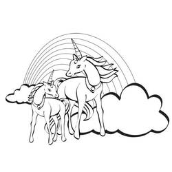 Coloring page: Unicorn (Characters) #19558 - Printable coloring pages