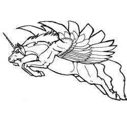 Coloring page: Unicorn (Characters) #19560 - Free Printable Coloring Pages